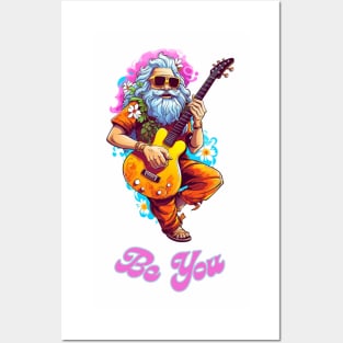 Tie Dye Hippie Be you - Funny Quote Posters and Art